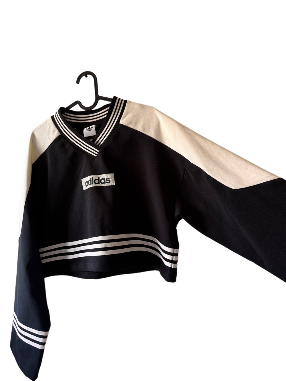 adidas Blocking Crewneck Sweatshirt Jersey Pullover - Picture 3 of 4